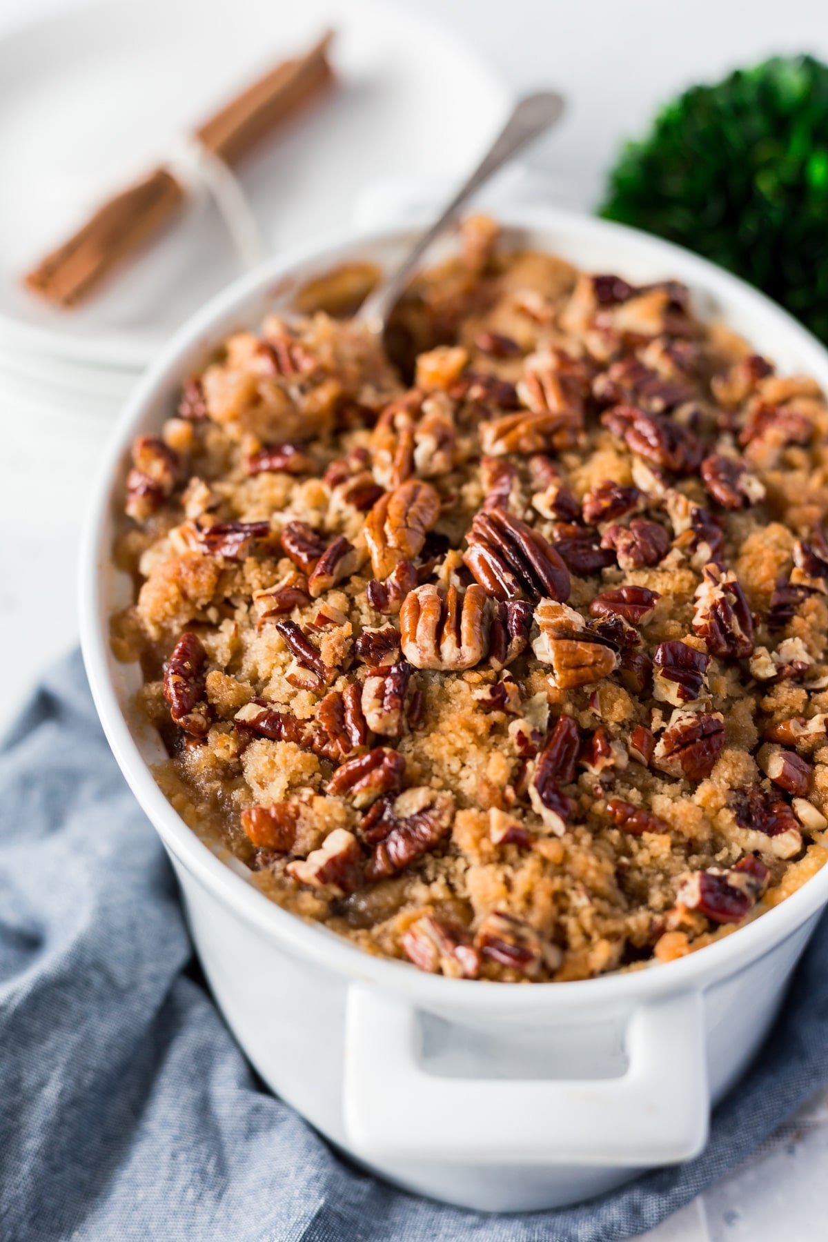 Sweet Potato Casserole Side Dish Recipe | Sugar & Soul