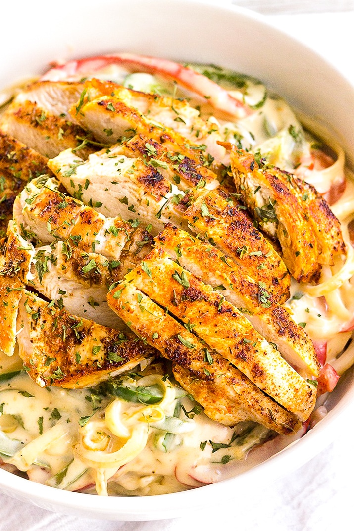 This creamy Cajun Chicken Pasta is a flavorful dinner recipe that's great for busy weeknights! Easy to make and oh so tasty, this chicken dinner is a definite keeper!