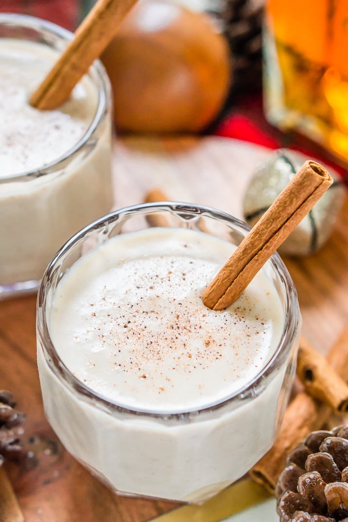 This Coquito recipe is a creamy and rich coconut-based Puerto Rican cocktail similar to an eggnog and a deliciously thick holiday drink loaded with spices and rum!