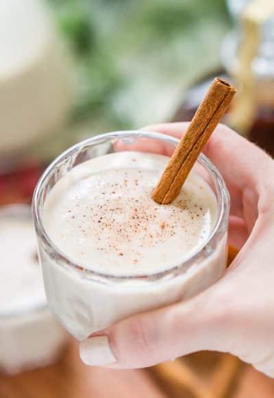 This Coquito recipe is a creamy and rich coconut-based Puerto Rican cocktail similar to an eggnog and a deliciously thick holiday drink loaded with spices and rum!