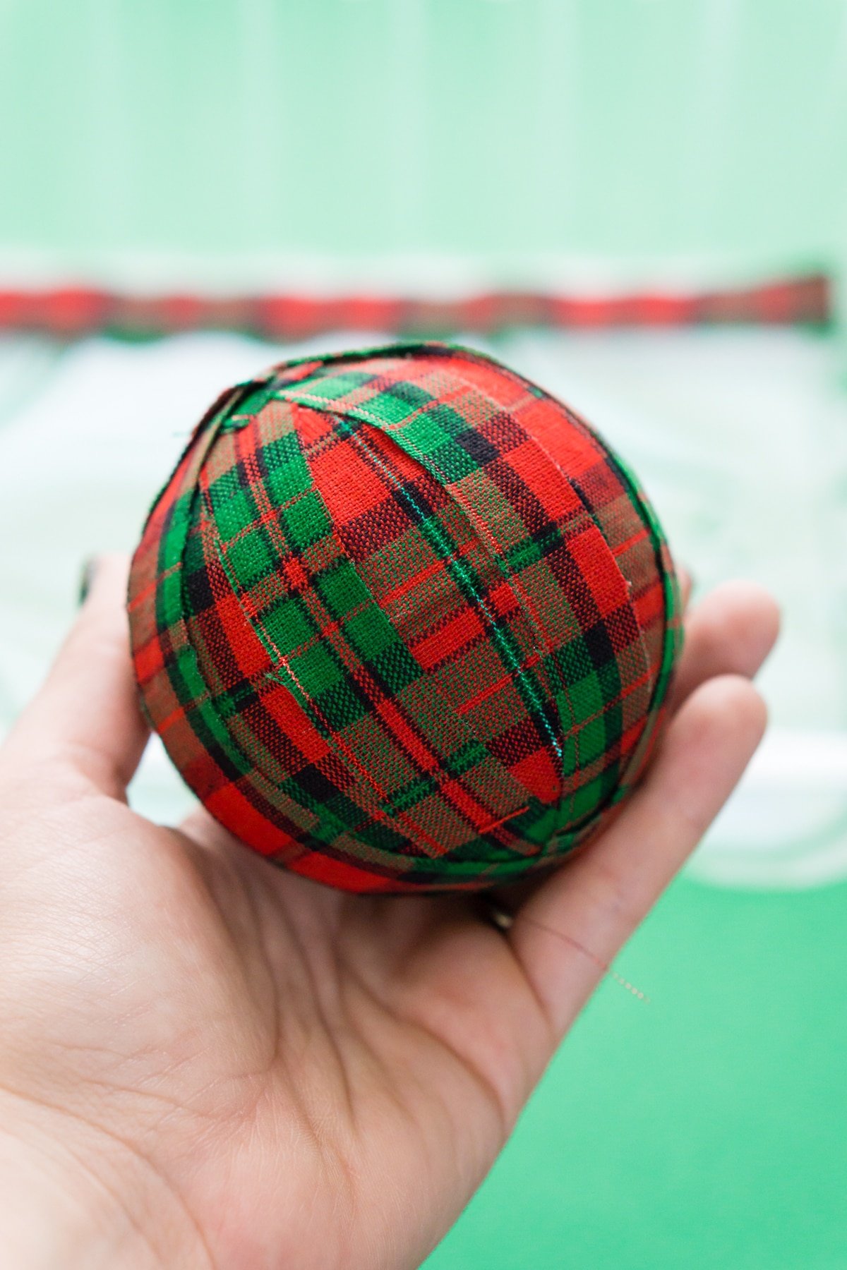 DIY Holiday Rag Balls Craft Tutorial Sugar & Soul
