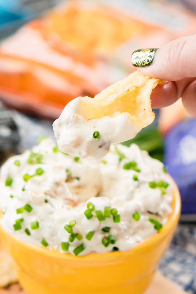 This French Onion Dip is an easy and delicious appetizer recipe!