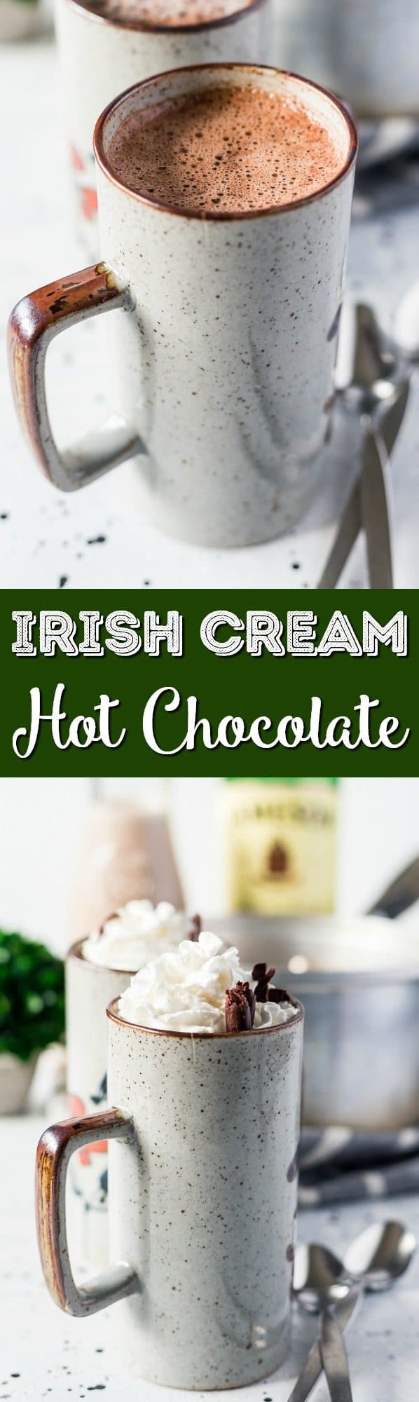 irish cream hot chocolate pin