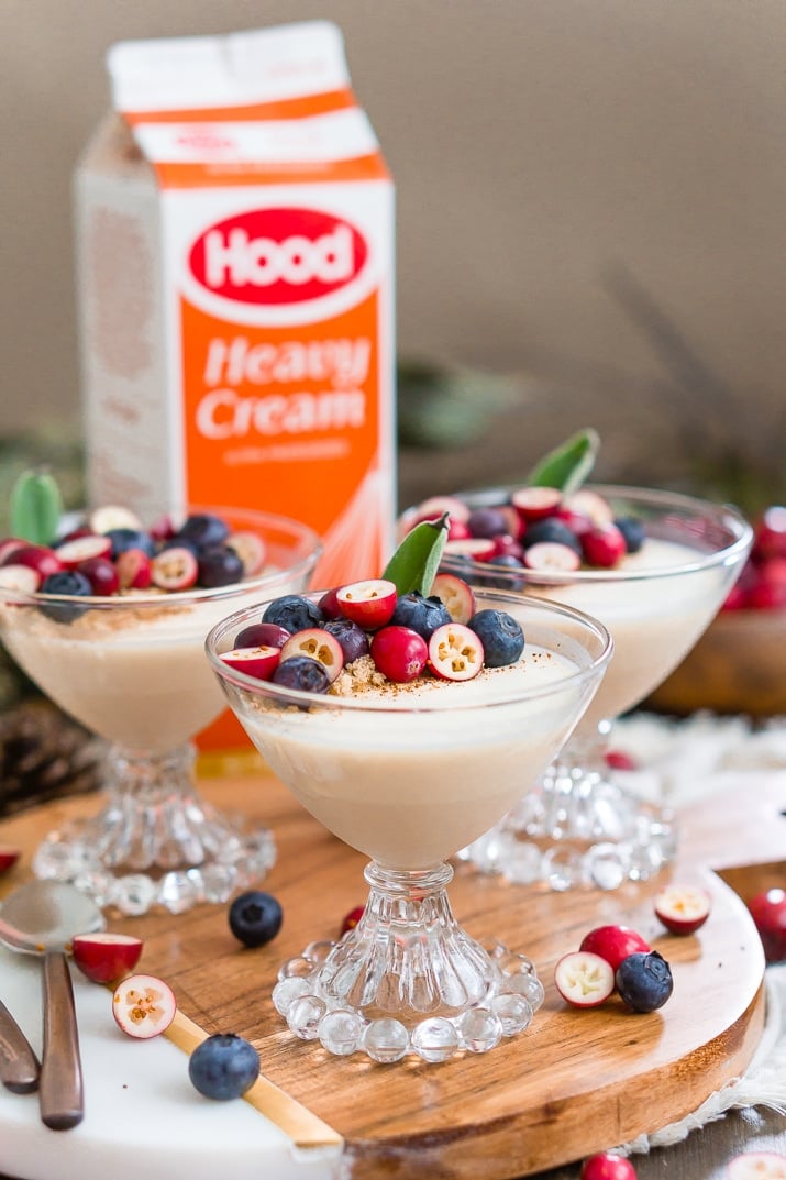 Maple Panna Cotta Recipe with Hood Cream