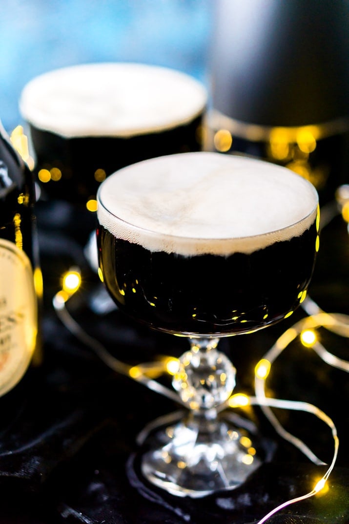 Guinness and Champagne Cocktail - The Black Velvet