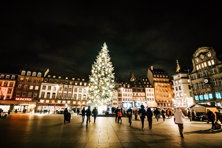 Christmas Tree in Strasbourg France