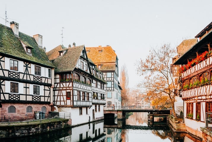 Half-timber houses in Strasbourg France