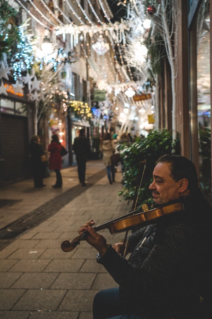 Violinist in Strasbourg France