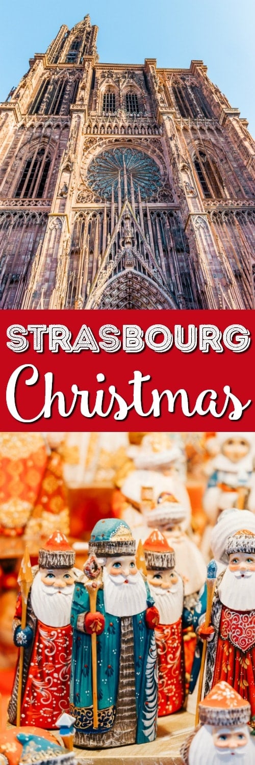 Christmas in Strasbourg France is something truly magical. This charming town in the Alsace region in France is covered in lights and seeping Christmas spirit, you can't help but fall in love with this European destination! via @sugarandsoulco