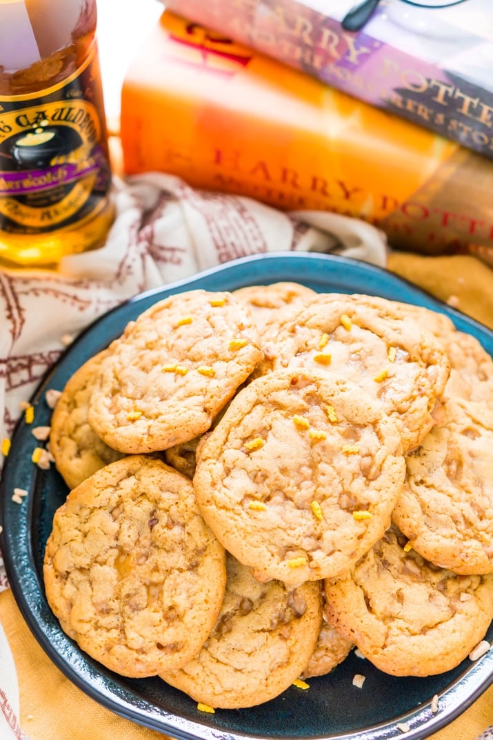 Butterbeer Cookies for Harry Potter Birthday Party