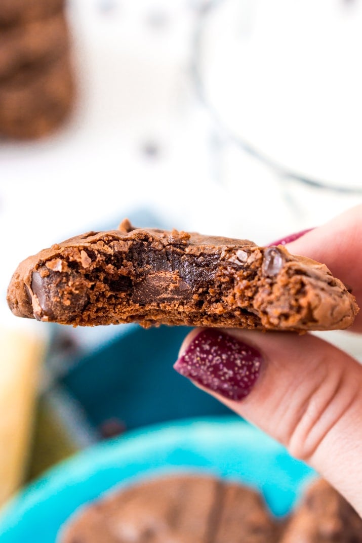 Chewy and Fudgy Brownie Cookies