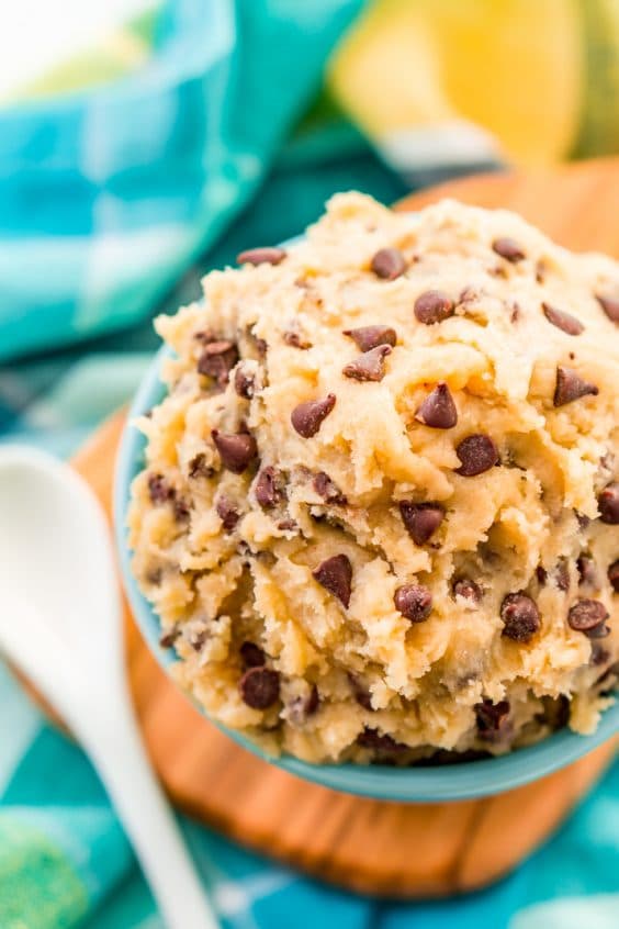 Easy Edible Chocolate Chip Cookie Dough Recipe Sugar and Soul
