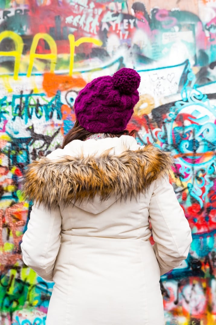 If you're planning a trip to Prague, make sure the Lennon Wall is at the top of your list of things to do! It's FREE and one of the coolest things you'll ever see in your travels!
