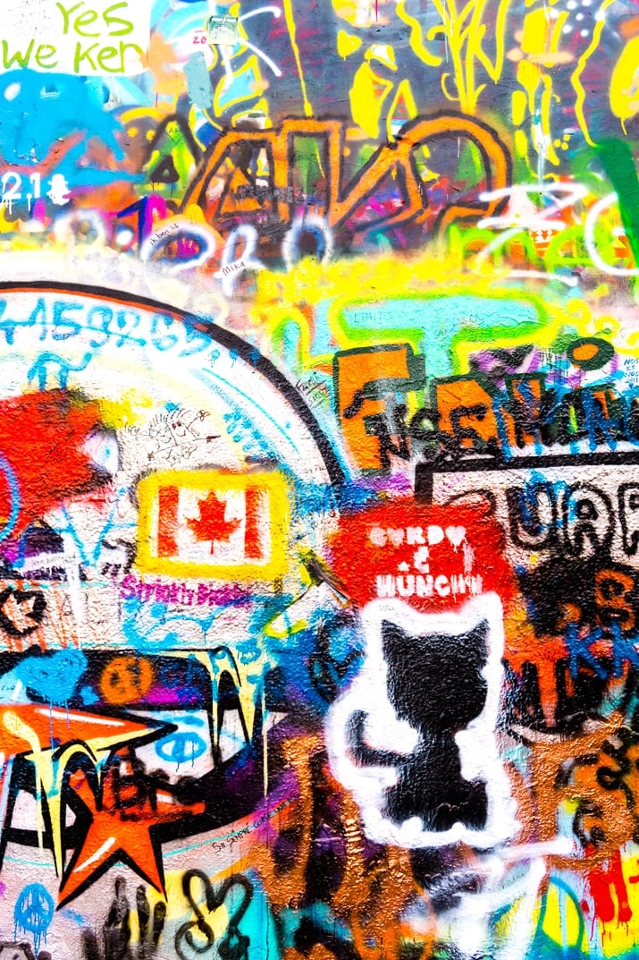 Lennon Wall Prague - A vibrant symbol of love and peace