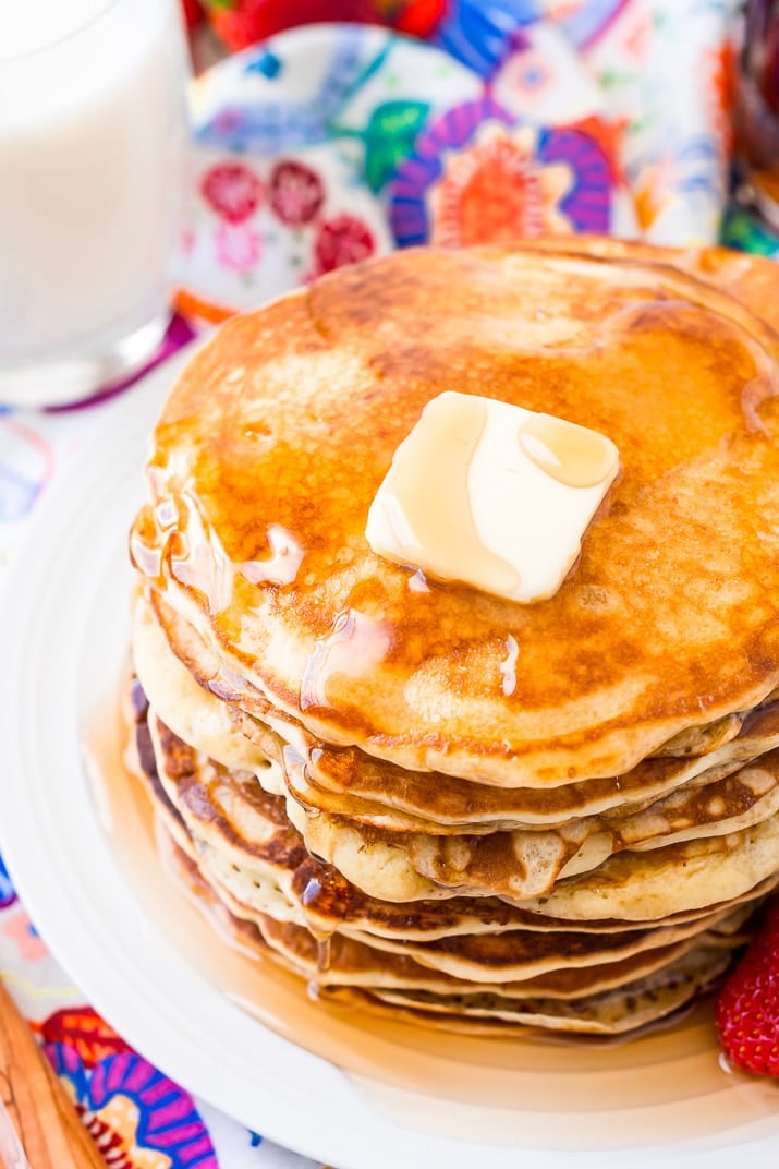 Homemade Pancakes with Butter