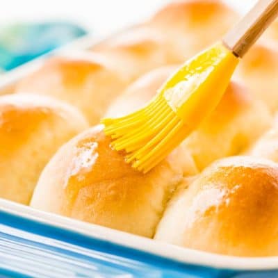 These Yeast Rolls are the perfect fluffy pull-apart dinner rolls for weeknights and holidays. So tender, buttery, and delicious, just like grandma used to make!