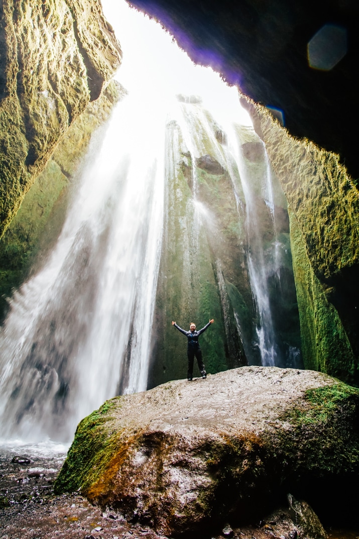 Gljúfrabúi - Hidden Waterfall in Iceland