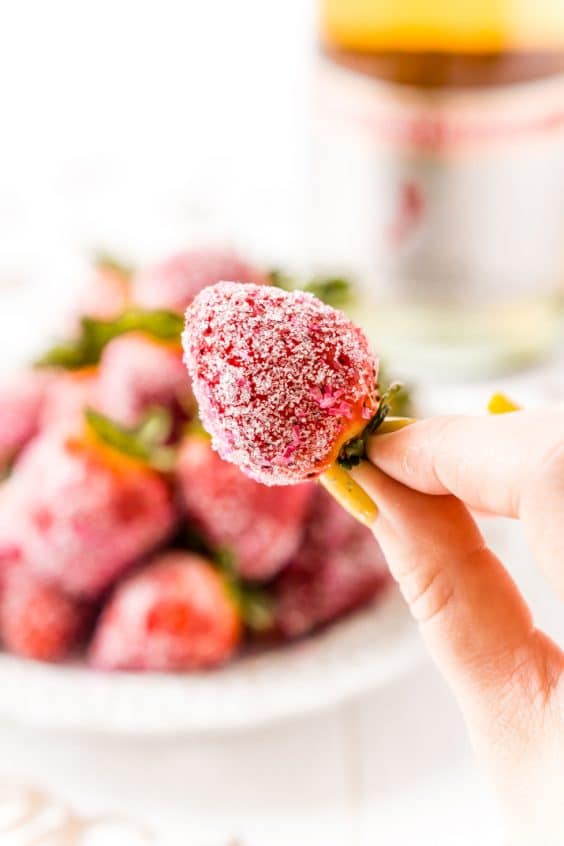 3Ingredient Moscato Strawberries Sugar and Soul