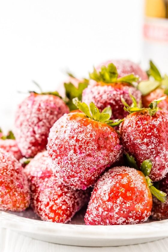 3Ingredient Moscato Strawberries Sugar and Soul