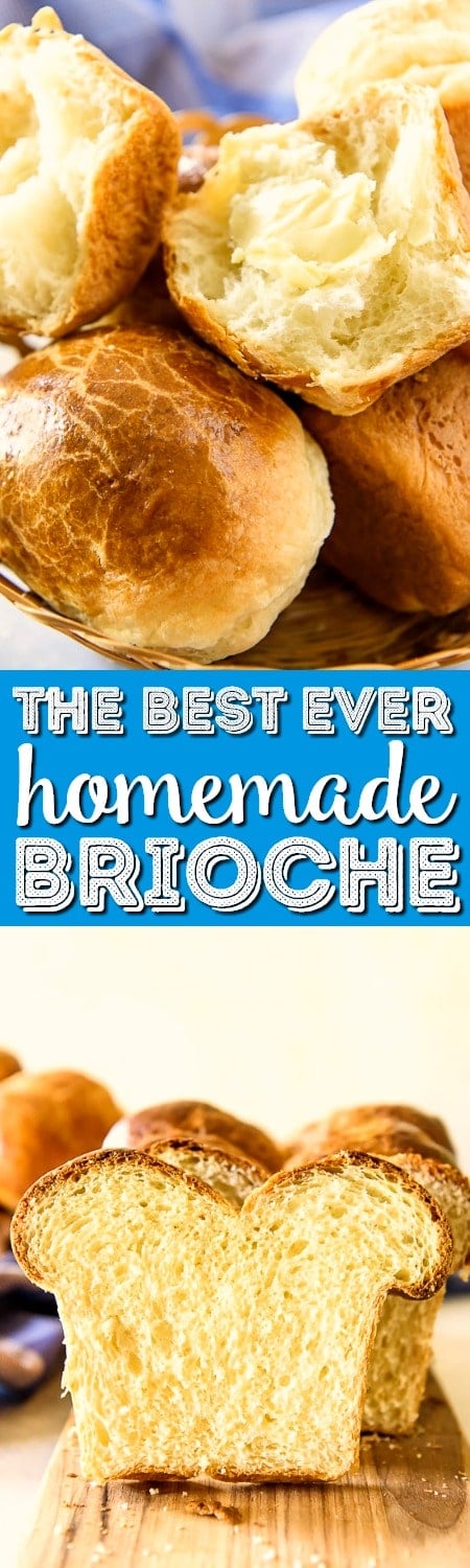 Once you've had this Homemade Brioche, you'll never want another store-bought slice of bread! Buttery and rich, this recipe can be formed into a loaf or rolls and makes killer French toast.