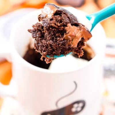 This Microwave Brownie Mug Cake is the perfect quick and easy treat when you're craving a fudgy and indulgent brownie!