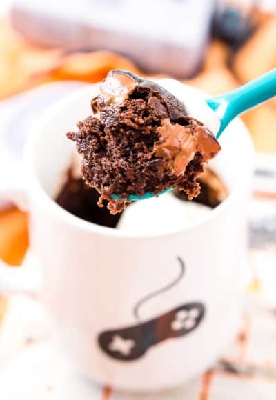 This Microwave Brownie Mug Cake is the perfect quick and easy treat when you're craving a fudgy and indulgent brownie!