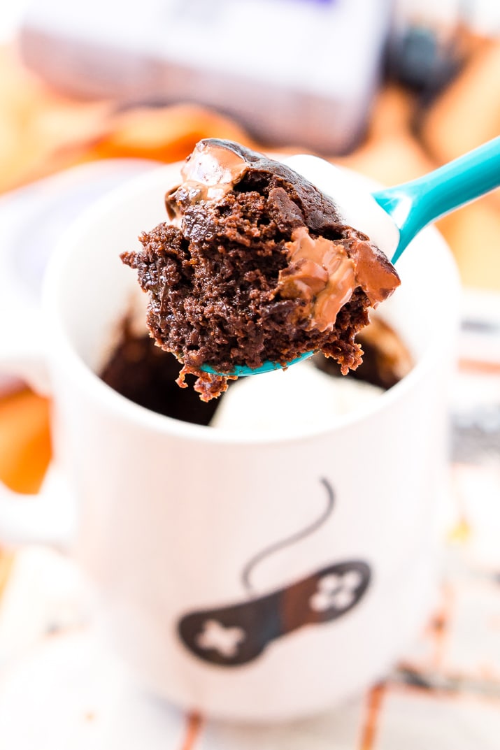 Microwave Brownie Mug Cake Recipe Sugar Soul