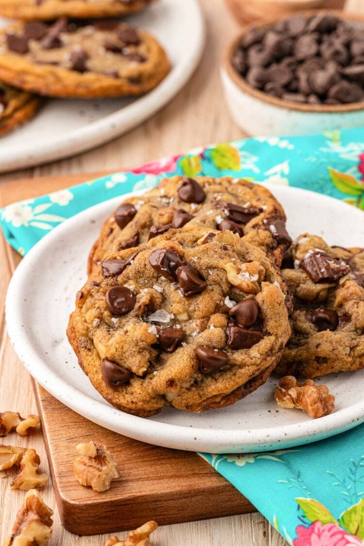 Close up of Toll House Copycat Cookies