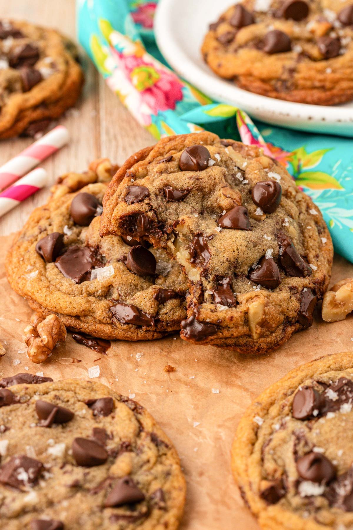 Toll House Copycat cookies on a table.