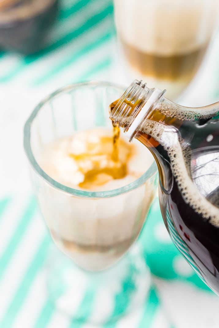 Everyone loves a good A&W® Root Beer Float - a classic and fun drink recipe made with bubbly root beer, creamy vanilla ice cream, and a few other ingredients that takes it over the top! Here's how to make the absolute BEST one!