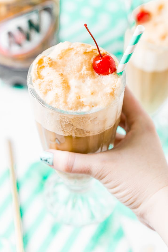 Everyone loves a good A&W® Root Beer Float - a classic and fun drink recipe made with bubbly root beer, creamy vanilla ice cream, and a few other ingredients that takes it over the top! Here's how to make the absolute BEST one!