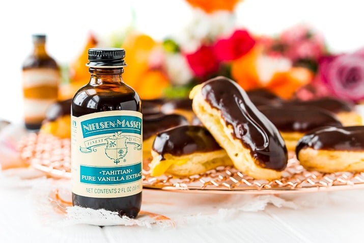 The Eclair is a classic French pastry traditionally made with choux dough, pastry cream filling, and dipped in a rich chocolate glaze. They're a fancy dessert that's easy to make at home!