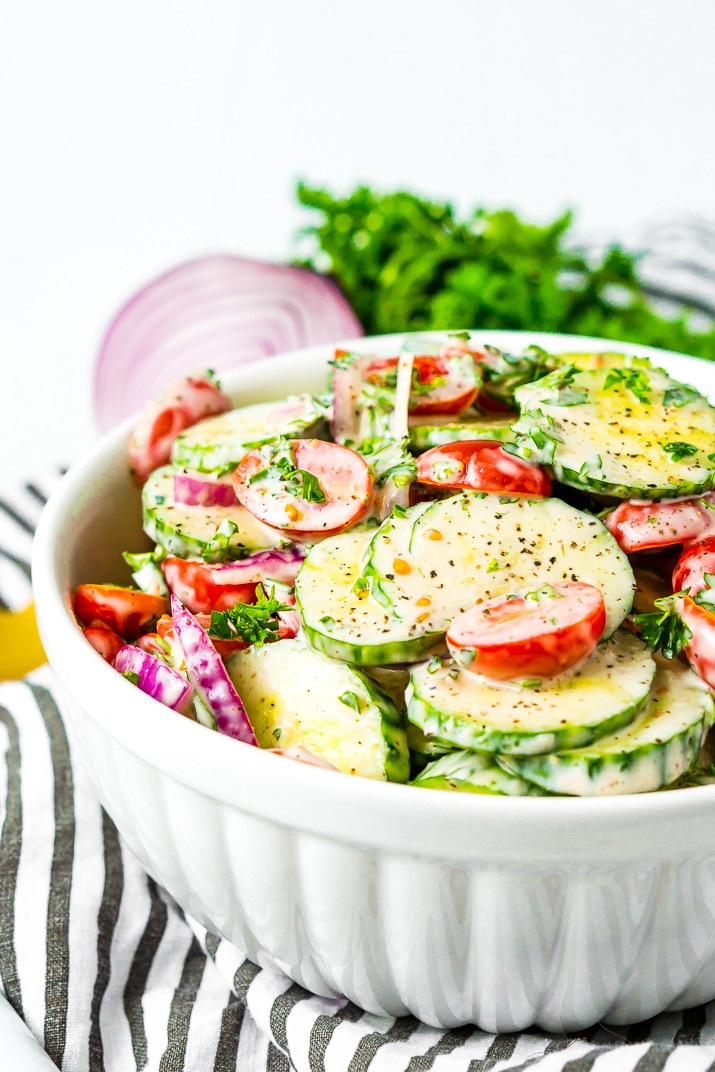 Tomato Cucumber Salad