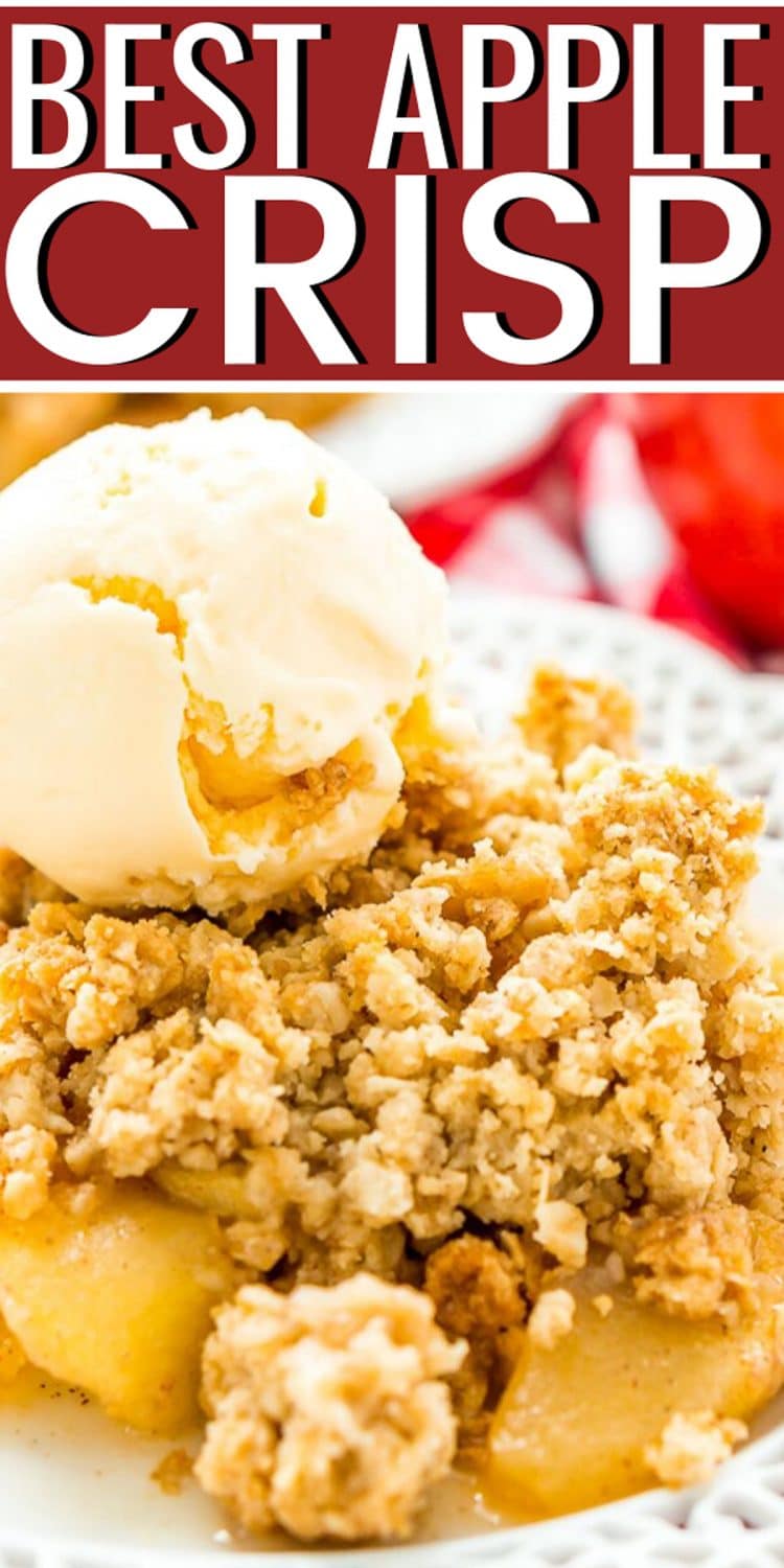 Easy Classic Apple Crisp Recipe Sugar and Soul