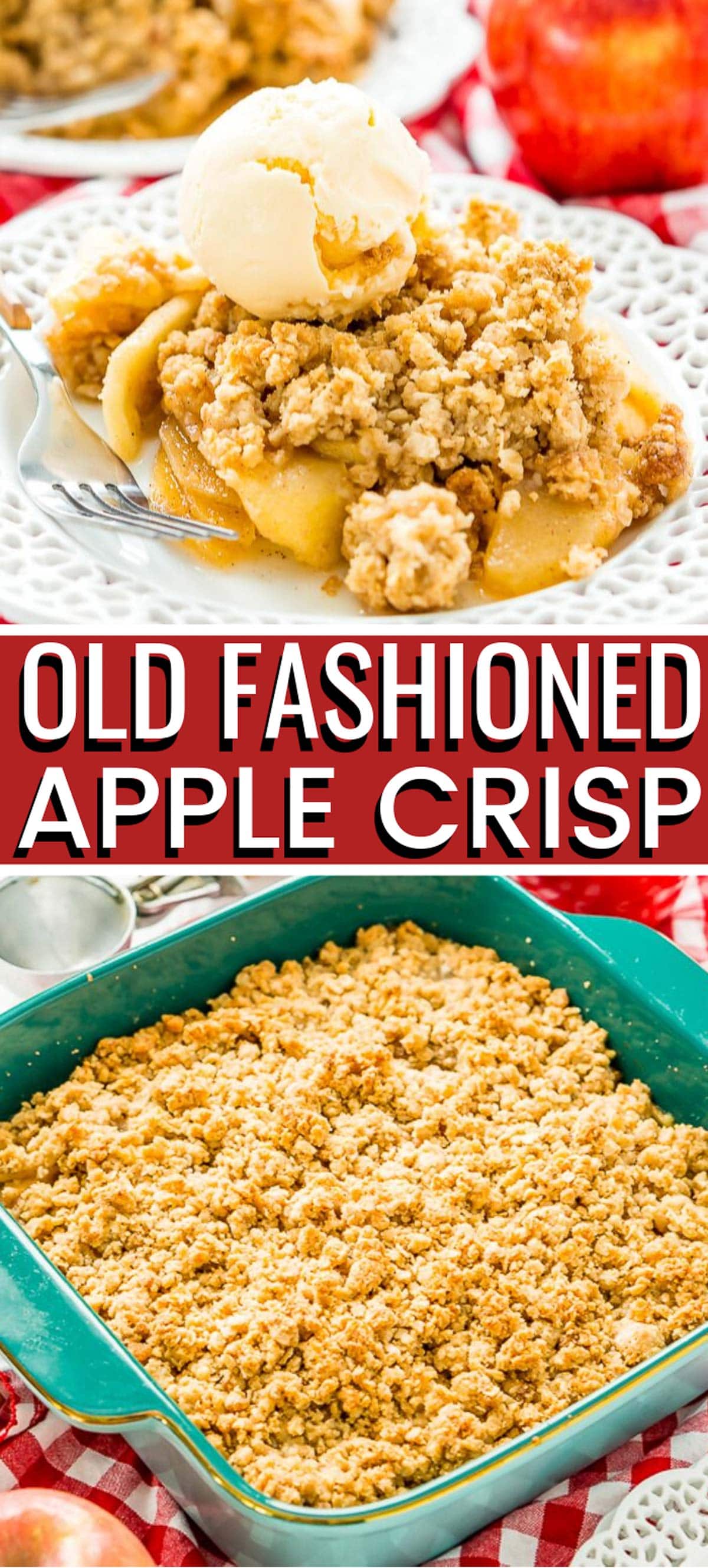 Easy Classic Apple Crisp Recipe | Sugar and Soul