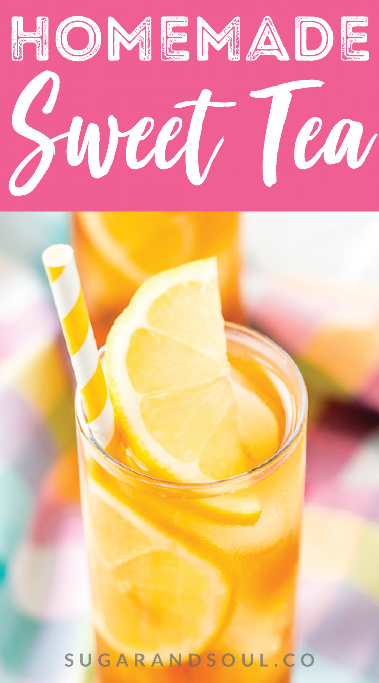 Sweet Tea is a Southern Staple in the heat of summer, make it the traditional way or spike it with vodka for a refreshing cocktail.