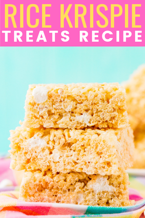 Rice Krispie Treats are loaded with salty butter, sweet marshmallow, warm vanilla, and crunchy cereal. No one will be able to resist this easy and delicious no-bake dessert that's ready in less than 30 minutes! via @sugarandsoulco