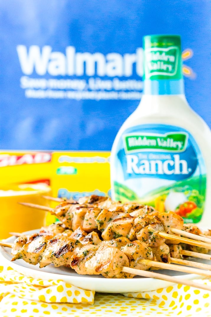 This Ranch Chicken is so easy to make with just two ingredients that pack tons of flavor! Bake it in the oven or cook it on the grill!