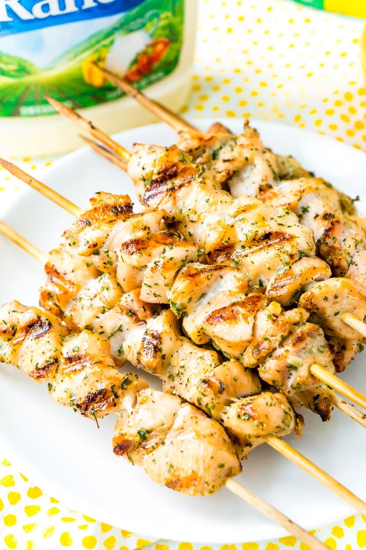 This Ranch Chicken is so easy to make with just two ingredients that pack tons of flavor! Bake it in the oven or cook it on the grill!