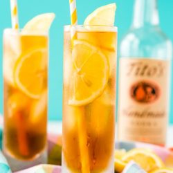 Sweet Tea is a Southern Staple in the heat of summer, make it the traditional way or spike it with vodka for a refreshing cocktail.