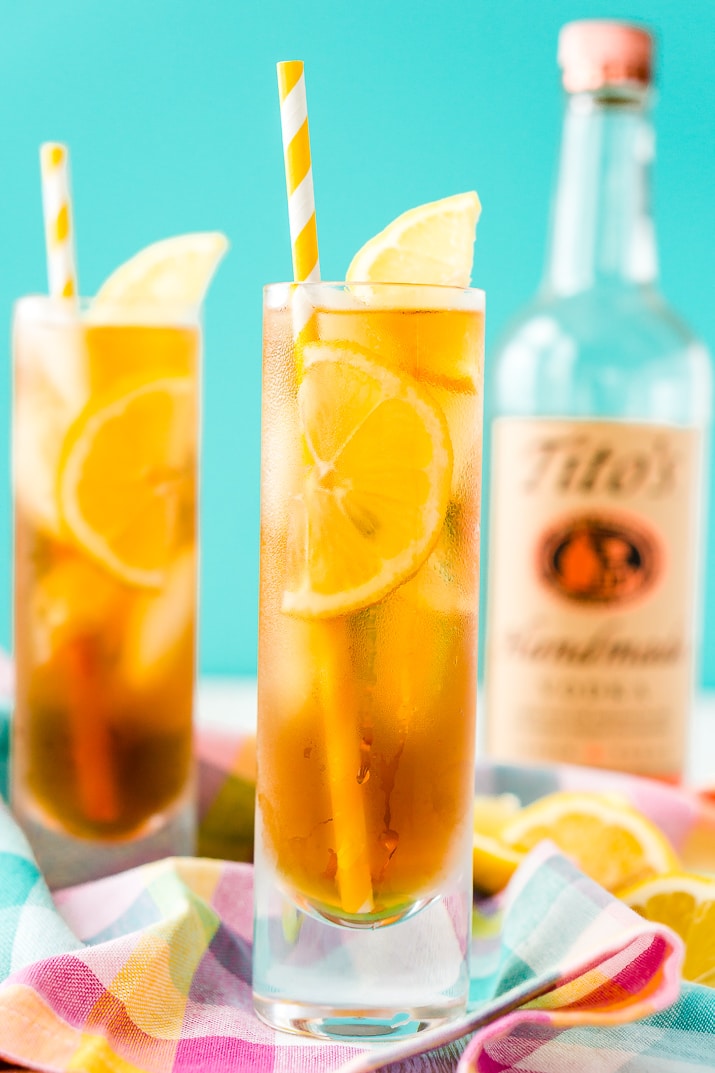 Sweet Tea is a Southern Staple in the heat of summer, make it the traditional way or spike it with vodka for a refreshing cocktail.