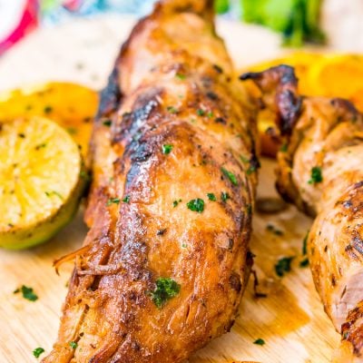 Cuban Mojo Pork is a delicious and easy pork tenderloin recipe made with freshly squeezed orange and lime juices, crushed garlic, minced cilantro, cumin, salt, and pepper.
