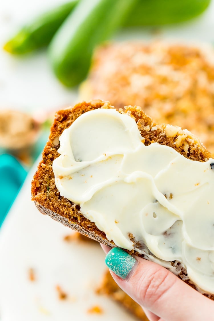 This Zucchini Bread recipe is a delicious quick bread that's loaded with tender zucchini, walnuts, and cinnamon - you can add lemon or chocolate chips too!