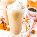 Pumpkin Spice Latte is easy to make at home and loaded with the spicy fall flavors of pumpkin, cinnamon, nutmeg, cloves, and rich bold coffee and frothy milk!