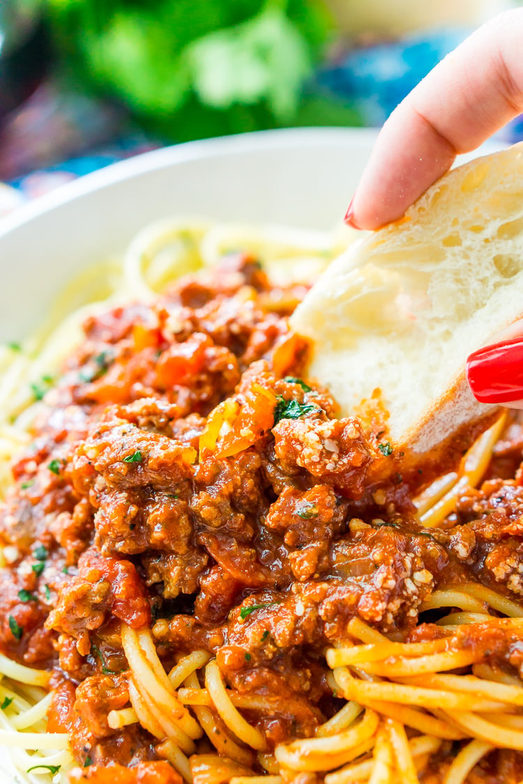 Spaghetti Bolognese Sauce Recipe | Sugar &amp; Soul