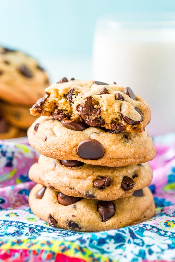 These Coconut Oil Chocolate Chip Cookies are everything you love about the classic cookie but they're dairy free!