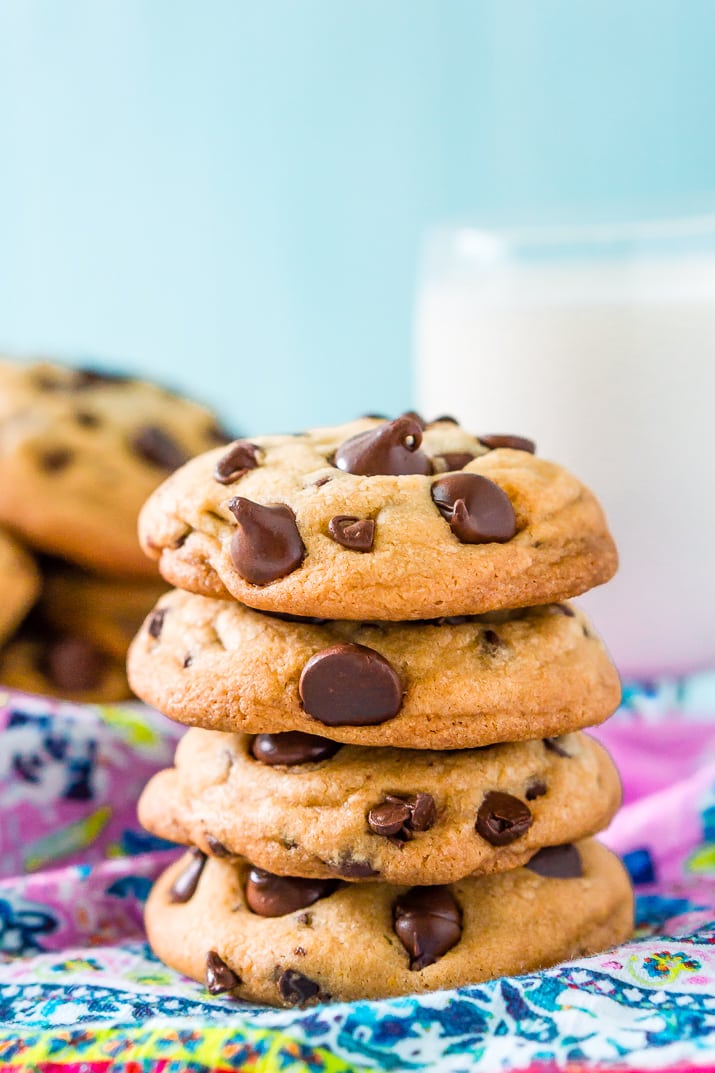 These Coconut Oil Chocolate Chip Cookies are everything you love about the classic cookie but they're dairy free!