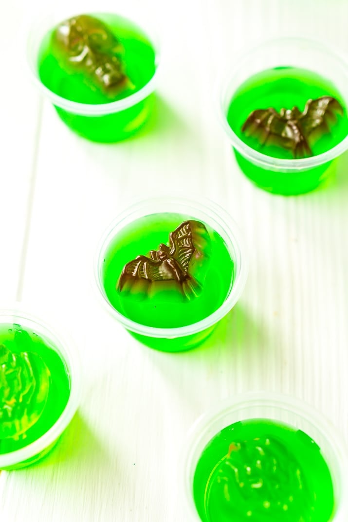 These Halloween Jello Shots are super easy to whip up and will make a fun addition to your Halloween Party!