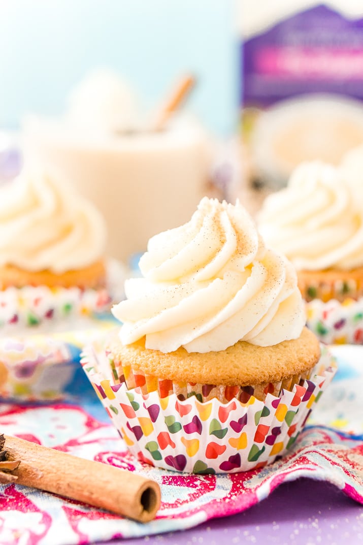 Chai Cupcakes with Vanilla Frosting are laced with the rich and warm spices you crave in the fall. This treat is the perfect pick-me-up for when you need to stop for a breather during this busy season!