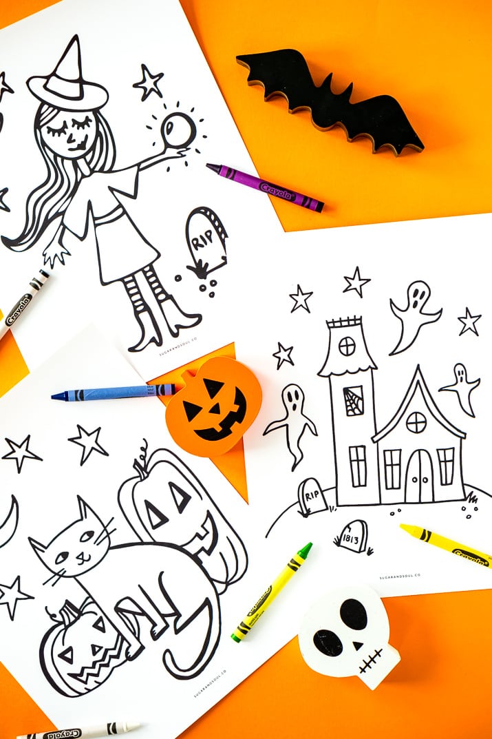 free halloween coloring pages to print out